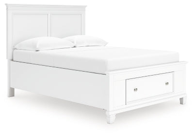 Cama Fortman con panel completo de almacenamiento