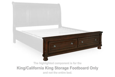 Pie de cama con almacenaje Porter King/California King