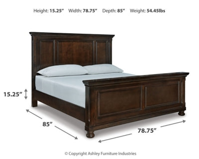 Largueros para cama California King de paneles Porter