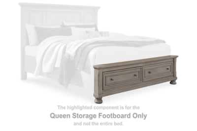 Base de cama Queen con almacenamiento Lettner