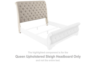 Realyn Queen Upholstered Sleigh Headboard