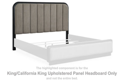 Cabecero tapizado de panel Rowanbeck King/California King