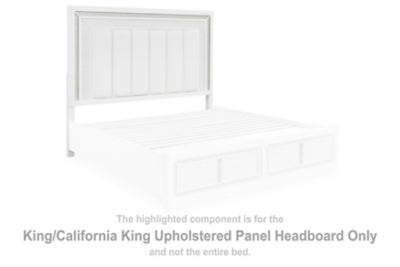 Cabecero tapizado de panel para cama Chalanna King/California King