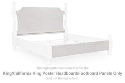 Cabecero/Pie de cama de paneles Chadworth King/California King
