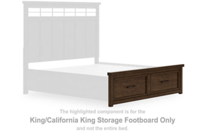 Taffenbrook King/California King Cabecero con almacenamiento