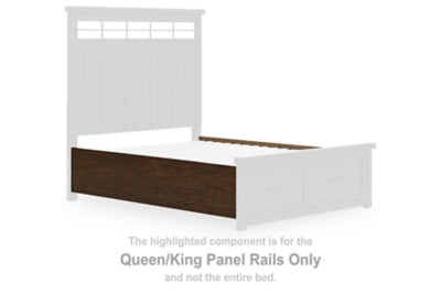 Largueros de panel de cama Queen/King Taffenbrook