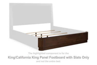 Pie de Cama de Panel para Kendamor King/California King con Lamas