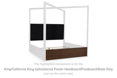 Cabecero/Pie de cama/Lamas tapizados para cama King/California King Kendamor