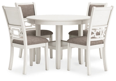 Mesa de comedor Erinberg y 4 sillas (Juego de 5)