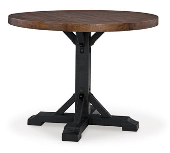 Superficie de mesa de comedor de altura de mostrador Valebeck