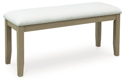 Banco de comedor Calmoro de 44"