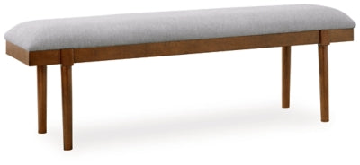 Banco de comedor tapizado Lyncott de 59"