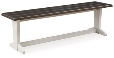 Banco de comedor Darborn de 62"