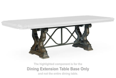 Base de mesa de comedor extensible Maylee