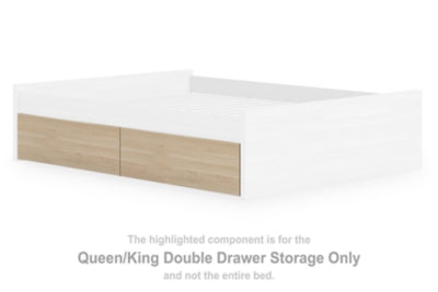 Onita Queen/King Double Drawer Storage