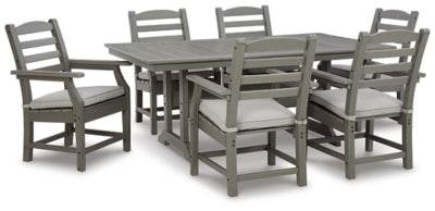 Mesa de comedor Visola para exterior con 6 sillas