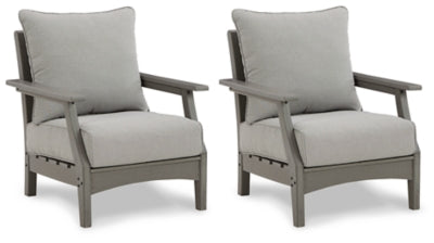 Sillón Visola con cojín (juego de 2)