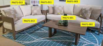 Serene Bay Sofa Back Cushion