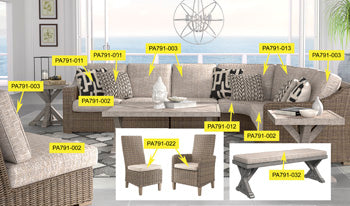 Cojín para banco Beachcroft