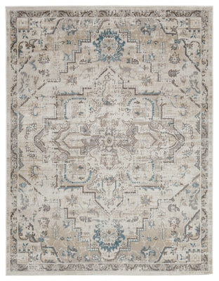 Barkham 5'3" x 7' Washable Rug