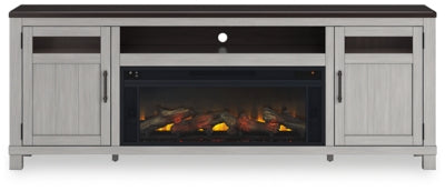 Mueble para TV Darborn de 88" con chimenea eléctrica